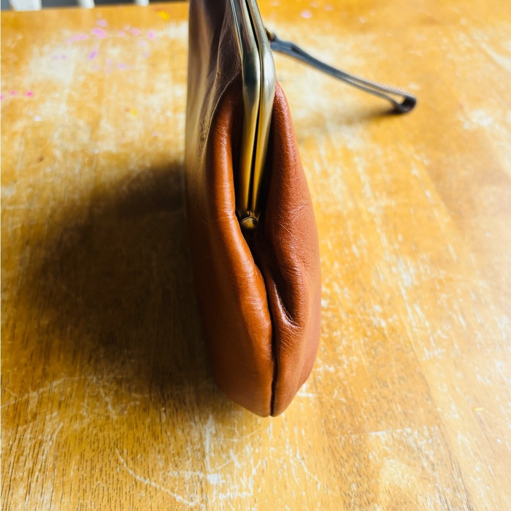 Patricia Nash Tan Leather Wristlet - Picture 5 of 9